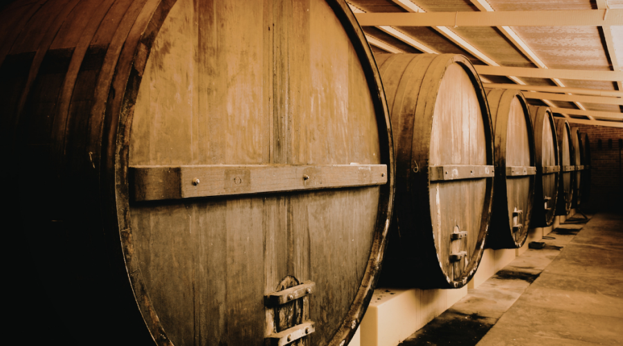 Oak barrels